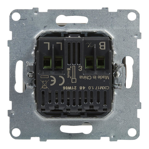 SUNO - Ściemniacz obrotowy - 240 V~ - 50 Hz - 5 - 75 W ( 10 lamp maks.) dla lamp LED z opcją ściemniania - bez zacisku neutralnego, Biały - Legrand 721179