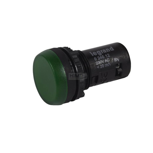 Osmoz lampka sygnalizacyjna LED IP69, zielona 230 V AC Legrand 024612