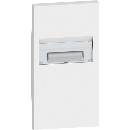 Living Now - Plakietka lampki przeszkodowej-BIEL-2M Bticino KW71