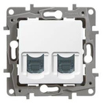 Niloe/Niloe Selection  - Gniazdo 2 x RJ 45 kat. 6 STP - Biały Legrand 664776