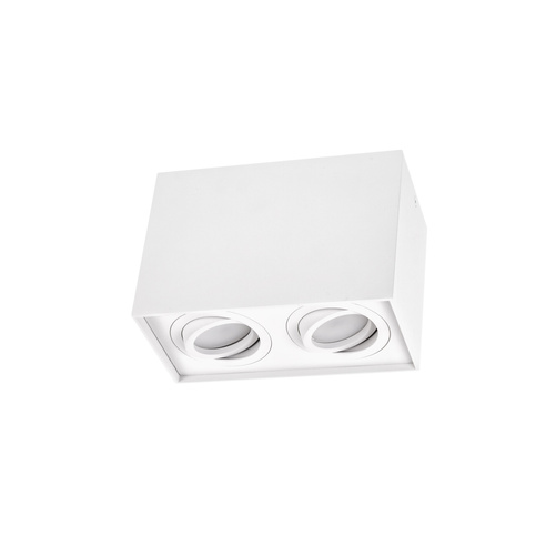 Oprawa Natynkowa Prostokątna Ruchoma Chloe DUO GU10 X2 250V IP20 Biały SpectrumLED SLIP005035