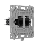 Gniazdo sieciowe LAN RJ45 podtynkowe czarne – OutletCore (LAN) – AJAX SYSTEMS 128846.165.BL