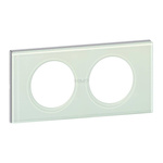 CELIANE - Ramka szkło kaolin podwójna pozioma/pionowa Legrand 069312