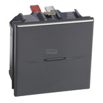 AXOLUTE - Łącznik jednobiegunowy 10AX (zaciski automatyczne) 2 moduły AXIAL antracyt Bticino HS4001M2AN