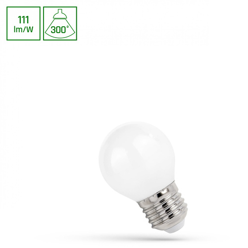 LED KULKA E-27 230V 5,5W COG WW MILKY SPECTRUM