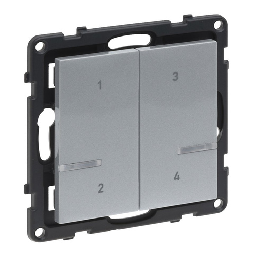 Netatmo - Suno - łącznik bezprzewodowy 4 scenariusze,  Aluminium Legrand 722375