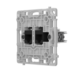 Gniazdo sieciowe LAN RJ45 podtynkowe czarne pionowe – OutletCore (LAN) vertical – AJAX SYSTEMS 128848.165.BL