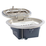 Puszka podłogowa uchylna IP66 4 moduły STAL NIERDZEWNA INOX Legrand 088064