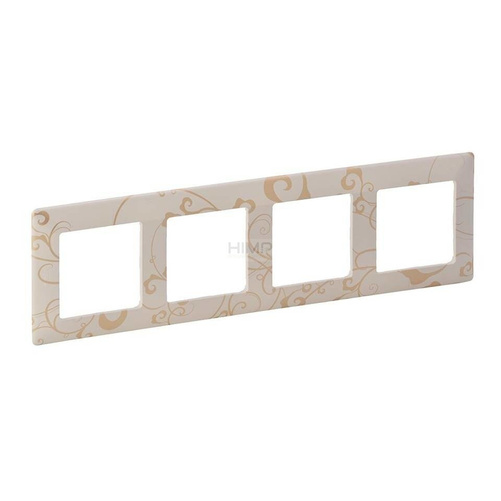 VALENA LIFE - RAMKA GRAFIKA KREMOWA FANTAZJA POCZWÓRNA Legrand 754114