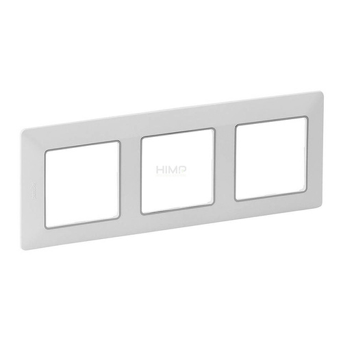 VALENA LIFE - RAMKA NEUTRAL BIAŁY / CHROM POTRÓJNA Legrand 754033