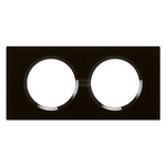 CELIANE - Ramka szkło czarny grafit podwójna pozioma/pionowa Legrand 069302