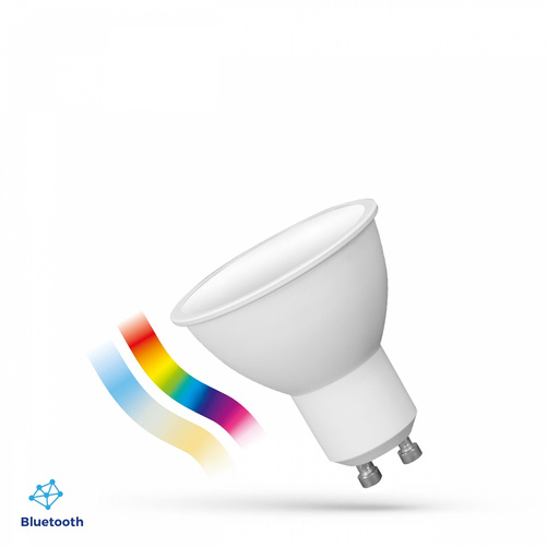 Żarówka LED GU10 4,9W 230V RGBW+CCT+DIM BTM Spectrum SMART Easy Smart WOJ+14631