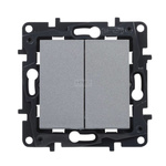 Niloe Step - Łącznik schodowy podwójny 10 AX - Aluminium Legrand 863308