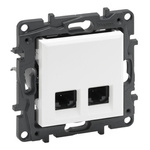 Niloe Step - Gniazdo 2x RJ 45 kat. 5e FTP - Białe  Legrand 863158