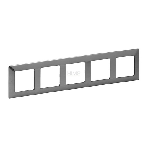 VALENA LIFE - RAMKA METAL STALOWY PIĘCIOKROTNA Legrand 754155