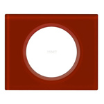 CELIANE - Ramka szkło karmin pojedyncza Legrand 069471