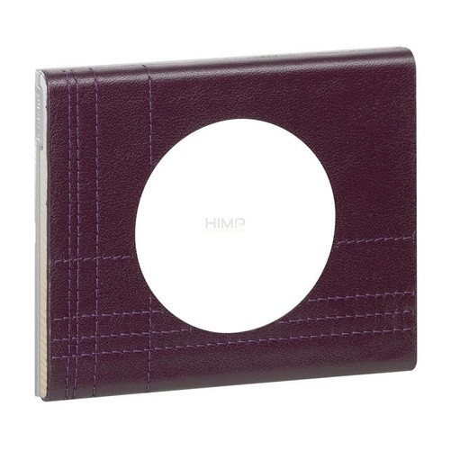 CELIANE - Ramka skóra fiolet pojedyncza Legrand 069441