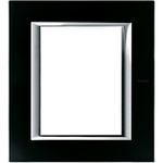 AXOLUTE - Ramka protokątna 3+3 moduły BLACK GLASS Bticino HA4826VNN