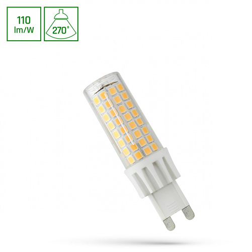 Żarówka LED G9 230V 7W Barwa Ciepła SMD SpectrumLED WOJ+14163