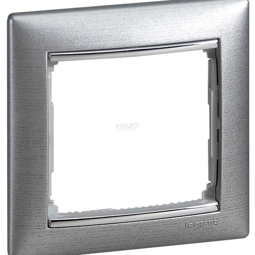 VALENA - Ramka pojedyncza ALUMINIUM SZCZOTKOWANE Legrand 770331