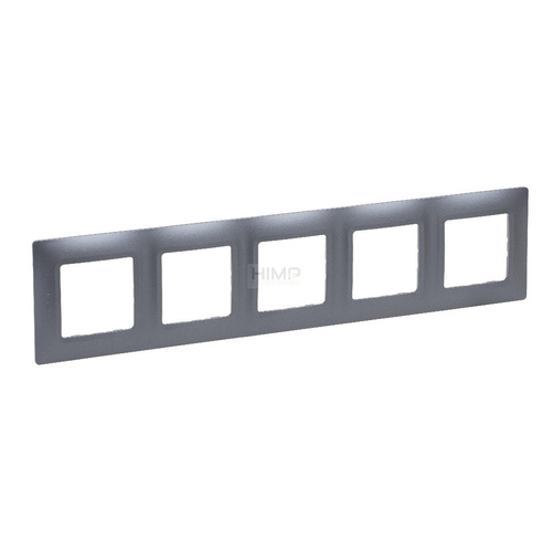 Niloe Selection  - Ramka Pięcioktrotna - Stalowy Legrand 762055