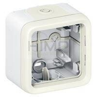 PLEXO55 Puszka natykowa pojedyncza BIAŁA/ ECRU 1we/1wy Legrand 069689