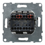 SUNO - Łącznik schodowy podwójny - 10 AX - 250 V~ - zaciski automatyczne, Aluminium - Legrand 721308