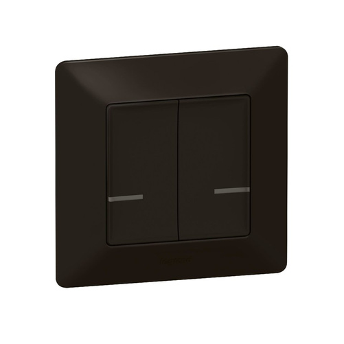 Netatmo - Valena Life - łącznik świecznikowy bezprzewodowy Czarny Legrand 756387