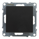 SUNO - Przycisk pojedynczy - 6 A - 250 V~ - zaciski automatyczne, Czarny -  Legrand 721409