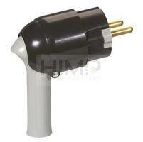 Wtyczka 2P+Z - 16A - plastikowa - CZARNA - z dźwignią Legrand 050176