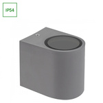 PARETE GU10 X1 JEDNOKIERUNKOWY KINKIET 250V IP54 80 x 73 x 95mm SZARY