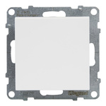 SUNO - Przycisk pojedynczy - 6 A - 250 V~ - zaciski automatyczne, Biały -  Legrand 721109