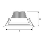 OPRAWA CEL MONA 3 930 27W 230V 24st BIAŁY WOJP06191