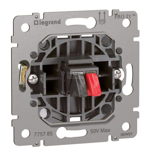 SISTENA LIFE Gniazdo głośnikowe pojedyncze 4 mm² Legrand 775785