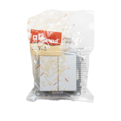 SUNO - Łącznik świecznikowy - 10 AX - 250 V~ - zaciski automatyczne, Aluminium - Legrand 721305