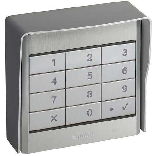 Linea 5000 moduł klawiatury, aluminium – Bticino 345500