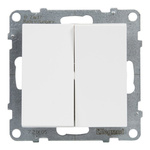 SUNO - Łącznik schodowy podwójny - 10 AX - 250 V~ - zaciski automatyczne, Biały - Legrand 721108