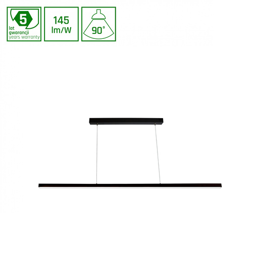 LARGO 840 30W 230V 1120mm 90st Black DALI