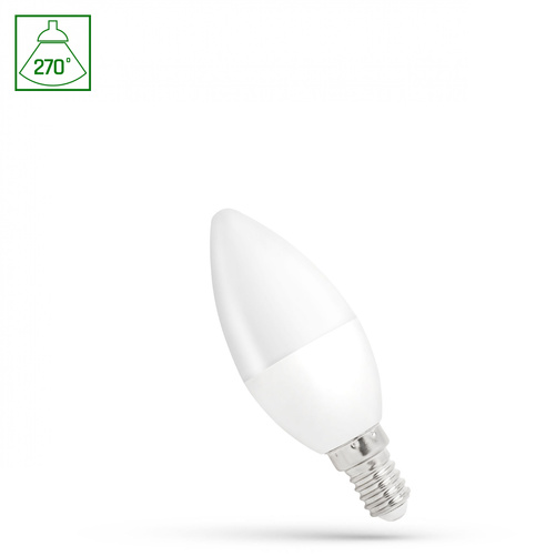 Żarówka LED Świecowa E-14 230V 1W Barwa Zimna SpectrumLED WOJ+14453