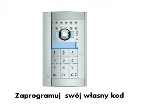 Zestaw wideodomofonowy czarny Classe 300X13 z WiFi klawiatura numeryczna + Panel SFERA New Bticino 365911B