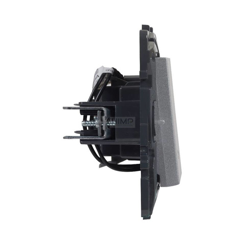 Niloe Step - Łącznik schodowy pojedynczy podświetlany 10 AX - Aluminium Legrand 863316