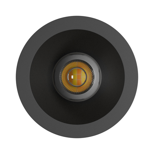 CHLOE COMPLETE NATYNKOWA 7W CCT 230V 45ST IP20 UGR<19 FI90X100MM CZARNY OKRĄGŁA