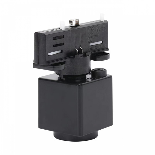 SPS 2 GNIAZDO SLIM 230V NA SZYNOPRZEWÓD 3F CZARNY SPECTRUM