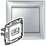 VALENA Gniazdo 1xRJ45 ALUMINIUM Legrand 770246