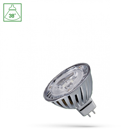 Żarówka LED MR16 12V 3W=35W 3LED 38st Barwa Ciepła SpectrumLED WOJ+11912