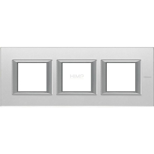 AXOLUTE - Ramka protokątna pozioma 3X2 moduły MIRROR GLASS Bticino HA4802M3HVSA