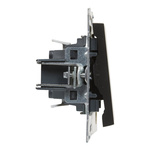 SUNO - Przycisk pojedynczy - 6 A - 250 V~ - zaciski automatyczne, Czarny -  Legrand 721409