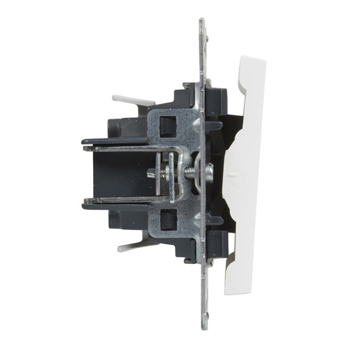 SUNO - Przycisk pojedynczy - 6 A - 250 V~ - zaciski automatyczne, Biały -  Legrand 721109