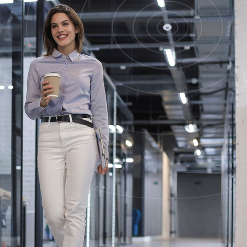 Czujnik ruchu PIR 360st 2kW 8m 1-10V n/t IP20 230V Wi-Fi/BT Spectrum SMART