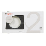 CELIANE - Ramka kamień łupek podwójna pozioma/pionowa Legrand 069372